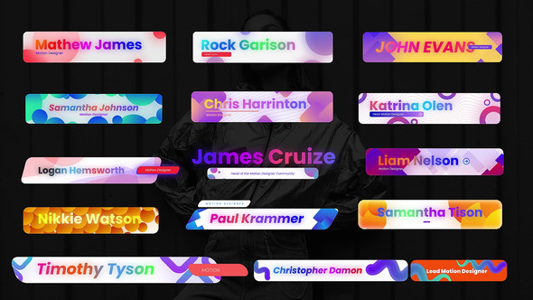 Gradient Shape Lower Third alt