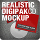 Realistic Digipak CD Mockup - GraphicRiver Item for Sale