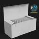Rectangular box filled with paper bags - 3DOcean Item for Sale