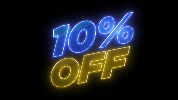 10% Off Banner 4K