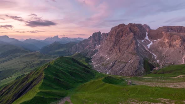 Summer morning in the mountains