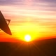 Radio Telescope Explores Evening Sky Against Scenic Sunset - VideoHive Item for Sale