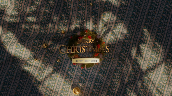 Wreath Christmas Logo