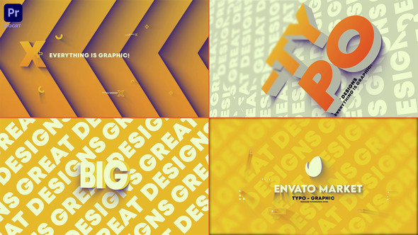 Colorful Typographic Intro