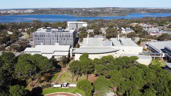 Aerial View of a University Campus in Australia