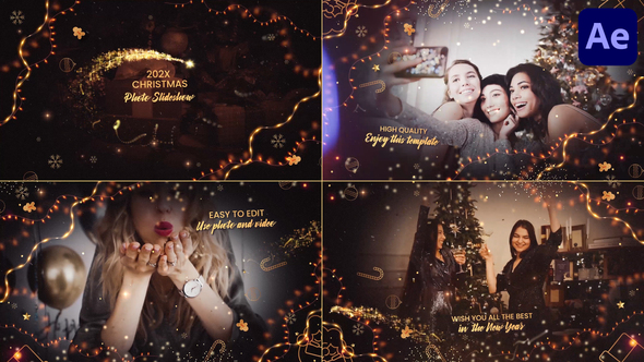 Christmas Photos Slideshow for After Effects