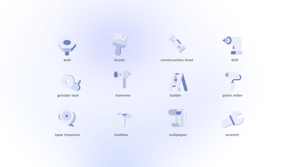 Repair Tools - Flat Icons