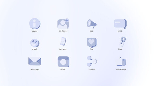 Social Media - Flat Icons alt