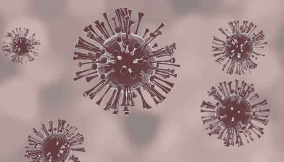 Coronavirus Realistic medical 3D render