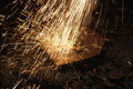 Sparks coming out of metal as a background  - PhotoDune Item for Sale