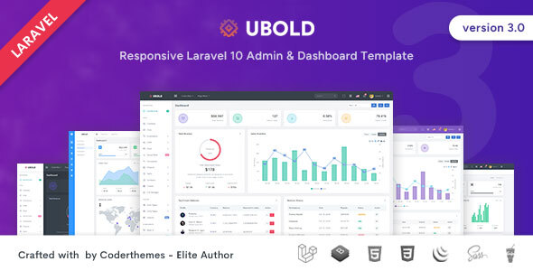 Ubold - Laravel 10 Admin & Dashboard Template