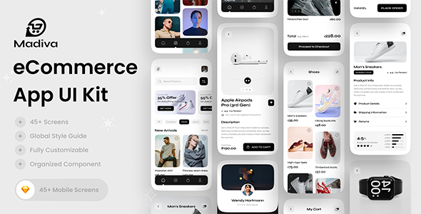 Madiva - eCommerce App UI Kit