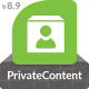 PrivateContent - Multilevel Content Plugin - CodeCanyon Item for Sale
