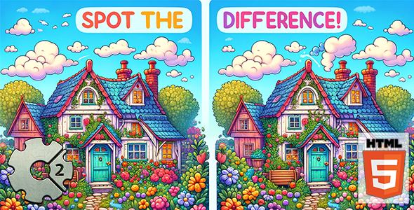 Find the Differences - HTML5 Puzzle Game