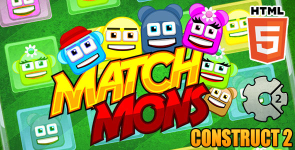 Memory Puzzle Match Game - HTML5 Educational Game (CAPX)