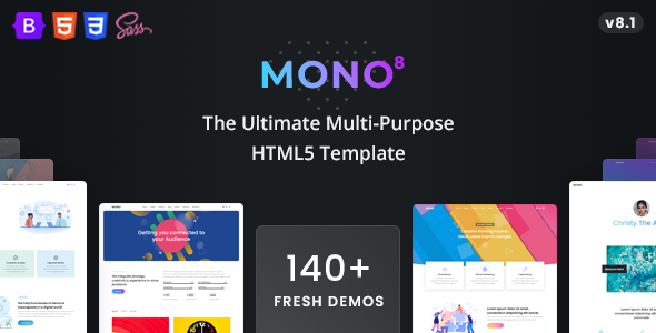 Mono - Multi-Purpose HTML5 Template