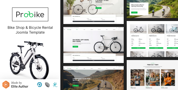 ProBike - Bike Shop & Bicycle Rental Joomla 5 Template