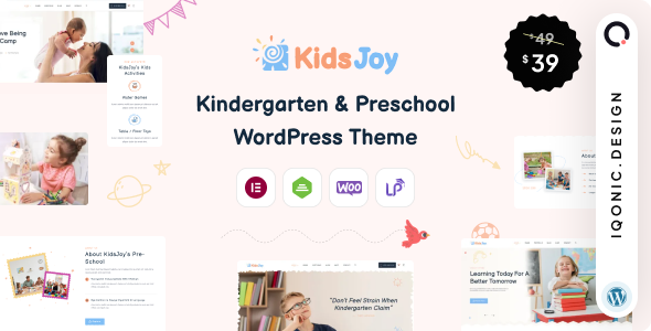 KidsJoy - Kids Kindergarten & Preschool WordPress Theme