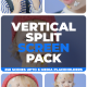 Vertical Split Screen Pack - MOGRT - VideoHive Item for Sale