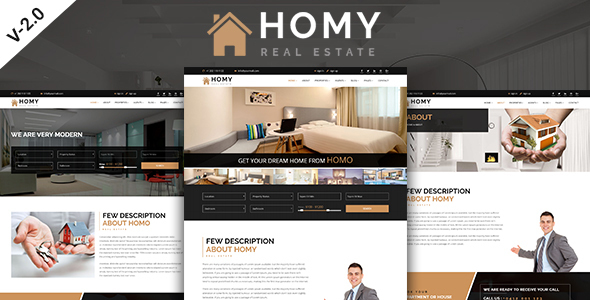 Homy - Real Estate and Single Apartments HTML Template