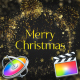 Golden Christmas Intro - Apple Motion - VideoHive Item for Sale