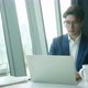 Smart attractive positive asian business male wearing glasses work remote new normal lifestyle - VideoHive Item for Sale