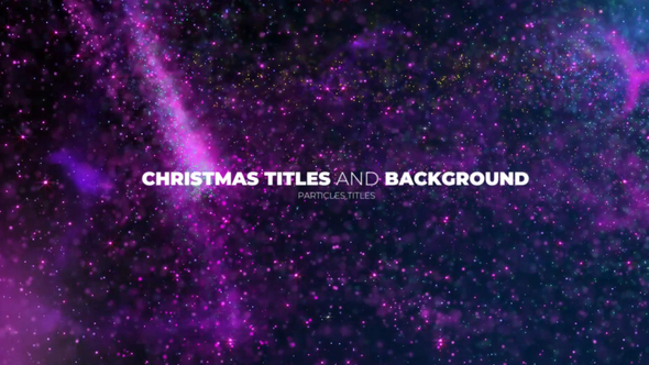 Colorful Christmas Opener with Particles alt