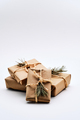 Christmas gift packages wrapped in kraft paper - PhotoDune Item for Sale