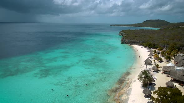 Cas Abou Beach on the Caribbean Island of Curacao Playa Cas Abou in Curacao Caribbean Tropical White