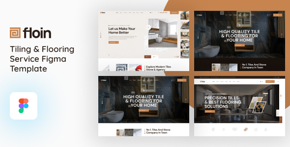 Floin - Tiling & Flooring Services Figma Template