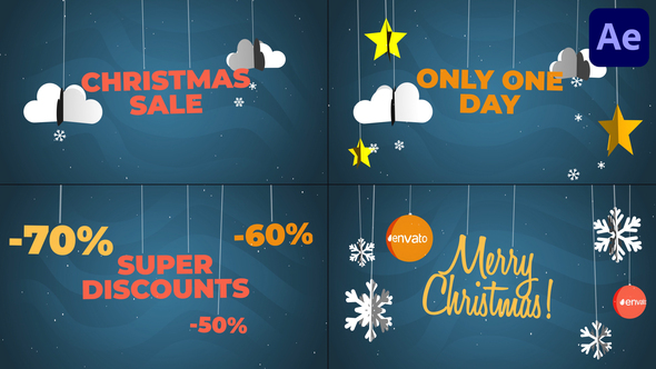 Christmas Sale Promo for After Effects alt