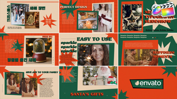 New Year Typography Slideshow for FCPX alt