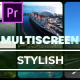Charming Multiscreen Opener | Split Screen Gallery Intro |Typography Slideshow MOGRT for Premier Pro - VideoHive Item for Sale