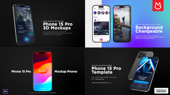 App Promo | Phone 15 Pro Mockup