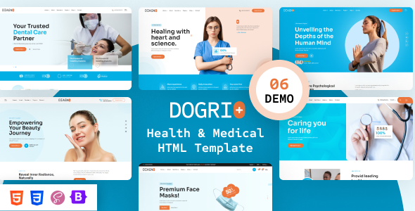 Dogri - Health & Medical Service HTML Template