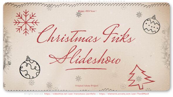 Christmas Inks - Retro Slideshow