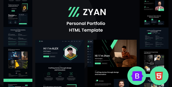 Zyan - Personal Portfolio HTML Template
