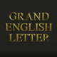 Grand English Letter - 3DOcean Item for Sale