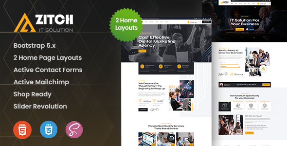 Zitch - IT Solutions & Technology HTML Template