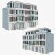Modern Apartment Building 1 - 3DOcean Item for Sale