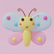 Cartoon Cute Butterfly 2 3D model - 3DOcean Item for Sale