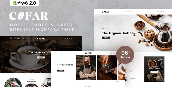 Cofar - Coffee Shops & Cafes Shopify 2.0 Theme