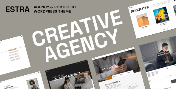 Estra - Creative Agency and Portfolio Theme