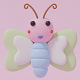 Cartoon Cute Butterfly 3 3D model - 3DOcean Item for Sale