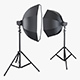 Studio Softbox Octagon Light M 1 - 3DOcean Item for Sale