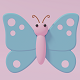 Cartoon Cute Butterfly 4 3D model - 3DOcean Item for Sale