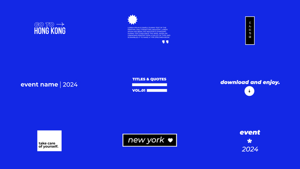 Typography Titles | AE alt