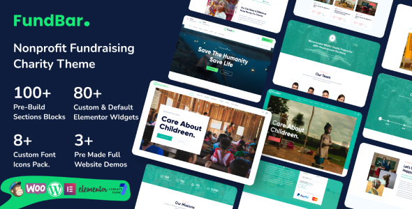 FundBar – Fundraising Charity Theme