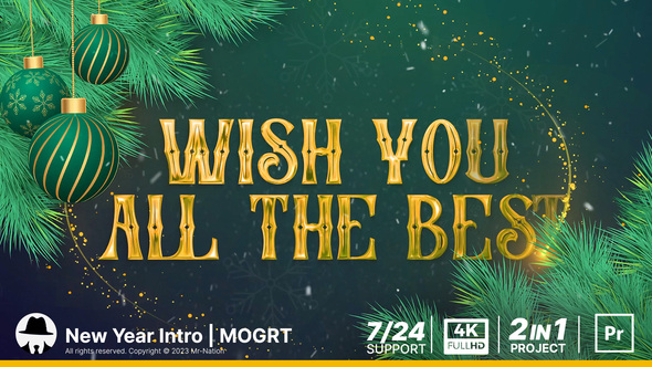 New Year Intro Opener | MOGRT