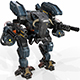 Realistic Mech in military style - 3DOcean Item for Sale